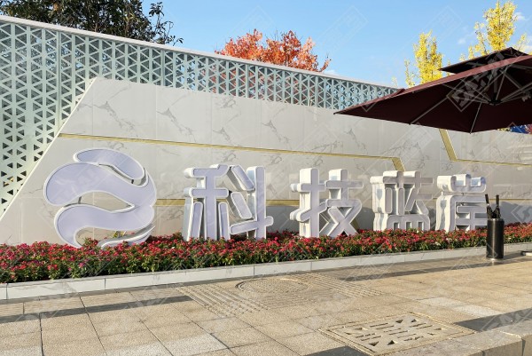 羅莊科技人才港·科技藍(lán)岸地堡字